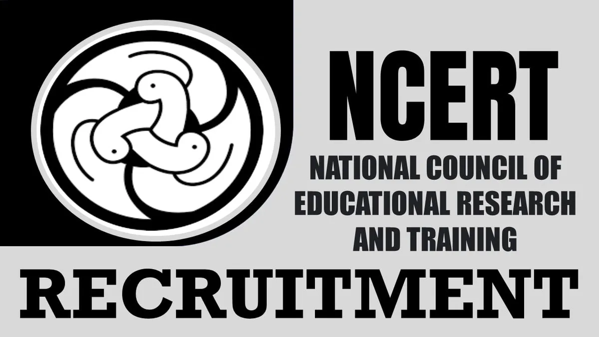 NCERT Recruitment for 08 Post